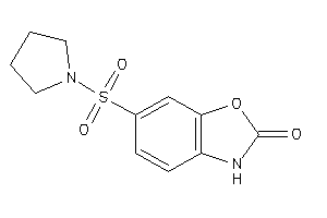 6-pyrrolidinosulfonyl-3H-1,3-benzoxazol-2-one