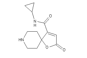Image of N-cyclopropyl-2-keto-1-oxa-8-azaspiro[4.5]dec-3-ene-4-carboxamide