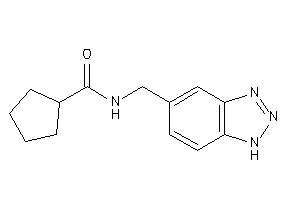 N-(1H-benzotriazol-5-ylmethyl)cyclopentanecarboxamide