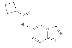 N-([1,2,4]triazolo[4,3-a]pyridin-6-yl)cyclobutanecarboxamide