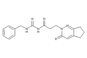 N-(benzylcarbamoyl)-3-(3-keto-6,7-dihydro-5H-cyclopenta[c]pyridazin-2-yl)propionamide