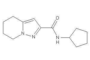 Image of N-cyclopentyl-4,5,6,7-tetrahydropyrazolo[1,5-a]pyridine-2-carboxamide