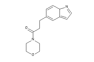 3-(7aH-indol-5-yl)-1-morpholino-propan-1-one