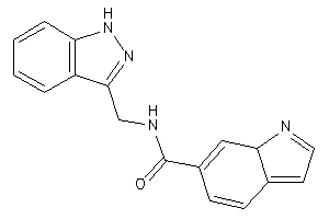 N-(1H-indazol-3-ylmethyl)-7aH-indole-6-carboxamide
