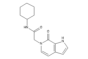 N-cyclohexyl-2-(7-keto-1H-pyrrolo[2,3-c]pyridin-6-yl)acetamide