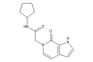 Image of N-cyclopentyl-2-(7-keto-1H-pyrrolo[2,3-c]pyridin-6-yl)acetamide