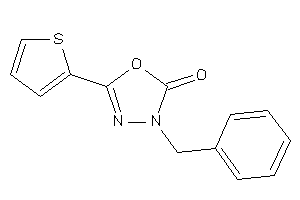 3-benzyl-5-(2-thienyl)-1,3,4-oxadiazol-2-one