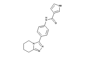 N-[4-(5,6,7,8-tetrahydro-[1,2,4]triazolo[4,3-a]pyridin-3-yl)phenyl]-1H-pyrrole-3-carboxamide