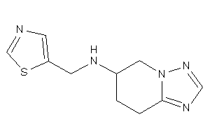 5,6,7,8-tetrahydro-[1,2,4]triazolo[1,5-a]pyridin-6-yl(thiazol-5-ylmethyl)amine