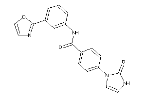 4-(2-keto-4-imidazolin-1-yl)-N-(3-oxazol-2-ylphenyl)benzamide