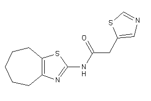 Image of N-(5,6,7,8-tetrahydro-4H-cyclohepta[d]thiazol-2-yl)-2-thiazol-5-yl-acetamide