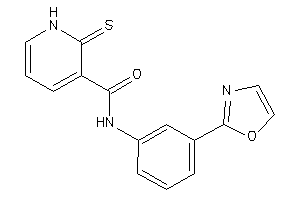 Image of N-(3-oxazol-2-ylphenyl)-2-thioxo-1H-pyridine-3-carboxamide