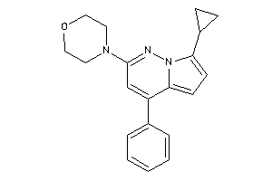 Image of 4-(7-cyclopropyl-4-phenyl-pyrrolo[2,1-f]pyridazin-2-yl)morpholine