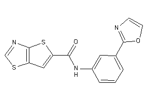 N-(3-oxazol-2-ylphenyl)thieno[2,3-d]thiazole-5-carboxamide