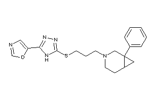 5-[5-[3-(6-phenyl-4-azabicyclo[4.1.0]heptan-4-yl)propylthio]-4H-1,2,4-triazol-3-yl]oxazole