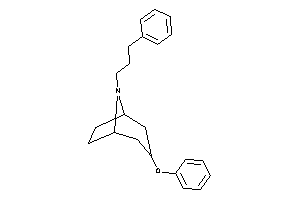 3-phenoxy-8-(3-phenylpropyl)-8-azabicyclo[3.2.1]octane