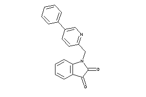 1-[(5-phenyl-2-pyridyl)methyl]isatin
