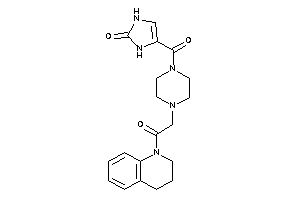 Image of 4-[4-[2-(3,4-dihydro-2H-quinolin-1-yl)-2-keto-ethyl]piperazine-1-carbonyl]-4-imidazolin-2-one