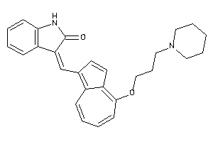 3-[[4-(3-piperidinopropoxy)azulen-1-yl]methylene]oxindole