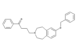 4-(7-benzoxy-1,2,4,5-tetrahydro-3-benzazepin-3-yl)-1-phenyl-butan-1-one