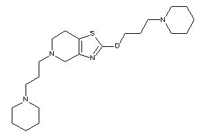 2-(3-piperidinopropoxy)-5-(3-piperidinopropyl)-6,7-dihydro-4H-thiazolo[4,5-c]pyridine