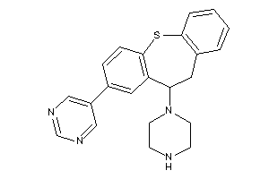5-(5-piperazino-5,6-dihydrobenzo[b][1]benzothiepin-3-yl)pyrimidine
