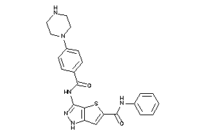 N-phenyl-3-[(4-piperazinobenzoyl)amino]-1H-thieno[3,2-c]pyrazole-5-carboxamide