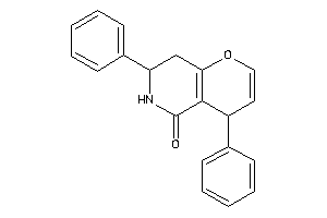 4,7-diphenyl-4,6,7,8-tetrahydropyrano[3,2-c]pyridin-5-one