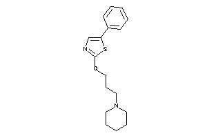 5-phenyl-2-(3-piperidinopropoxy)thiazole