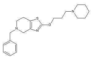 Image of 5-benzyl-2-(3-piperidinopropoxy)-6,7-dihydro-4H-thiazolo[4,5-c]pyridine