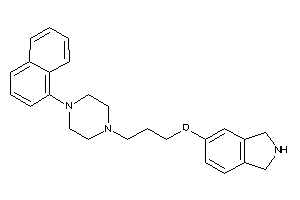 5-[3-[4-(1-naphthyl)piperazino]propoxy]isoindoline