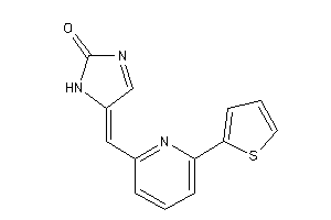 4-[[6-(2-thienyl)-2-pyridyl]methylene]-3-imidazolin-2-one