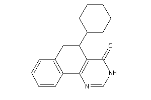 5-cyclohexyl-5,6-dihydro-3H-benzo[h]quinazolin-4-one