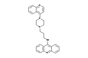 Image of Acridin-9-yl-[3-[4-(4-quinolyl)piperazino]propyl]amine