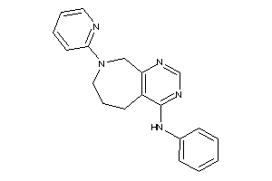 Image of Phenyl-[8-(2-pyridyl)-5,6,7,9-tetrahydropyrimido[4,5-c]azepin-4-yl]amine
