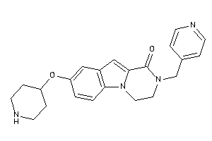8-(4-piperidyloxy)-2-(4-pyridylmethyl)-3,4-dihydropyrazino[1,2-a]indol-1-one
