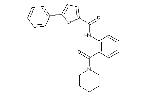 Image of 5-phenyl-N-[2-(piperidine-1-carbonyl)phenyl]-2-furamide