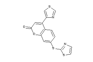 Image of 4-thiazol-4-yl-7-(thiazol-2-ylthio)coumarin