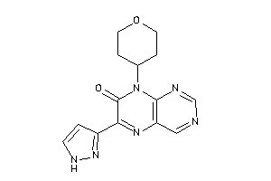 6-(1H-pyrazol-3-yl)-8-tetrahydropyran-4-yl-pteridin-7-one