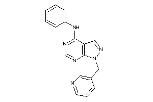 Phenyl-[1-(3-pyridylmethyl)pyrazolo[3,4-d]pyrimidin-4-yl]amine