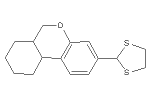 Image of 3-(1,3-dithiolan-2-yl)-6a,7,8,9,10,10a-hexahydro-6H-benzo[c]chromene