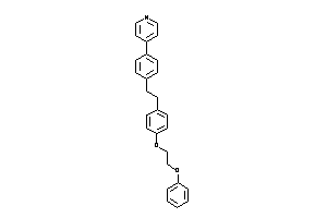 4-[4-[2-[4-(2-phenoxyethoxy)phenyl]ethyl]phenyl]pyridine
