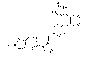 3-[4-[2-(2,3-dihydro-1H-tetrazol-5-yl)phenyl]benzyl]imidazole-4-carboxylic Acid (2-keto-1,3-dioxol-4-yl)methyl Ester