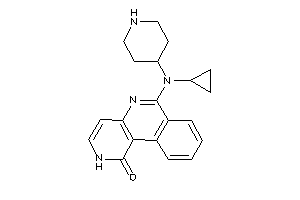 Image of 6-[cyclopropyl(4-piperidyl)amino]-2H-benzo[c][1,6]naphthyridin-1-one
