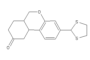 Image of 3-(1,3-dithiolan-2-yl)-6,6a,7,8,10,10a-hexahydrobenzo[c]chromen-9-one