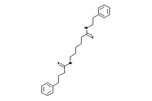 N-phenethyl-6-(4-phenylbutanoylamino)hexanamide