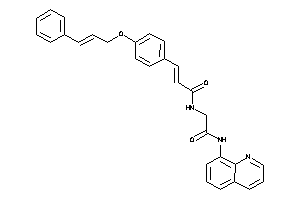 3-(4-cinnamyloxyphenyl)-N-[2-keto-2-(8-quinolylamino)ethyl]acrylamide