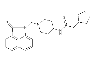 2-cyclopentyl-N-[1-[(ketoBLAHyl)methyl]-4-piperidyl]acetamide