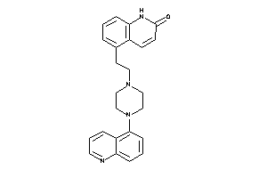 5-[2-[4-(5-quinolyl)piperazino]ethyl]carbostyril