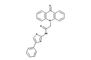 Image of 2-(9-ketoacridin-10-yl)-N-(4-phenylthiazol-2-yl)acetamide
